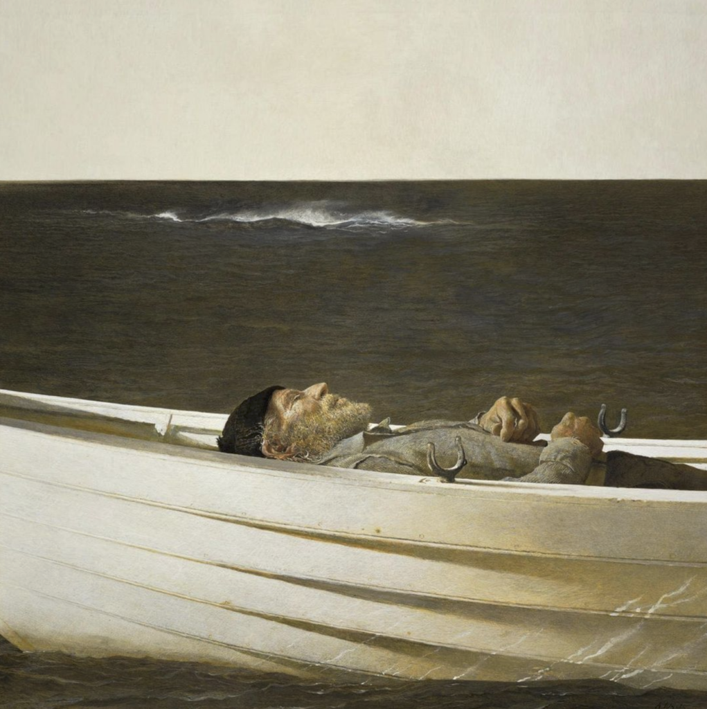 c'est pas l'homme qui prend la mer. Andrew Wyeth (1917-2009) / Renaud