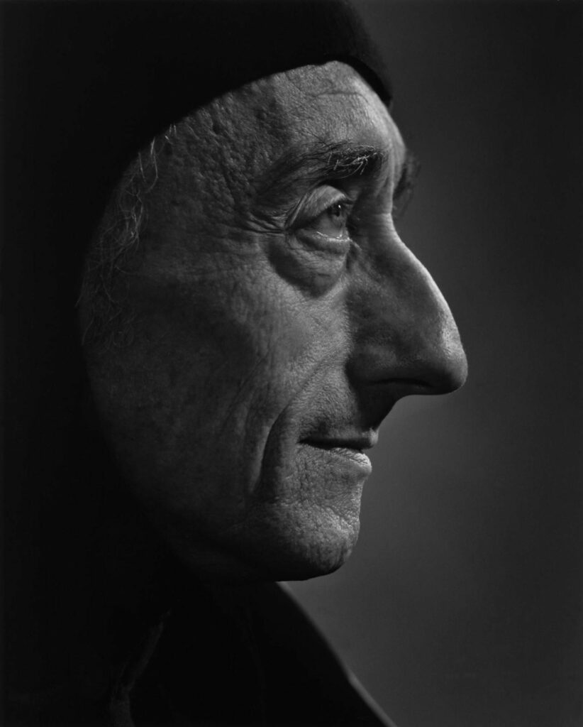 ce soir je me Cousteau. Marcel Proust : Du côté de chez Swann, 1913 (photographie : Jacques-Yves Cousteau por Yousuf Karsh, 1972)