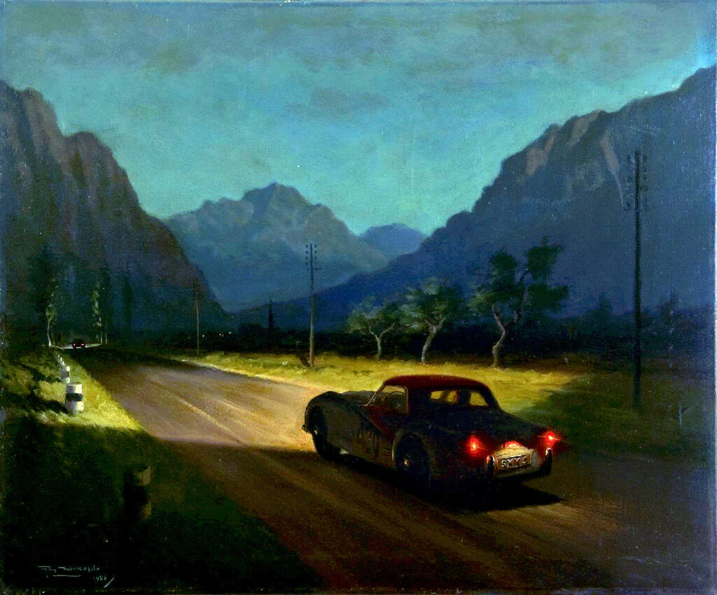 route de nuit. Roy Anthony Nockolds, 1958